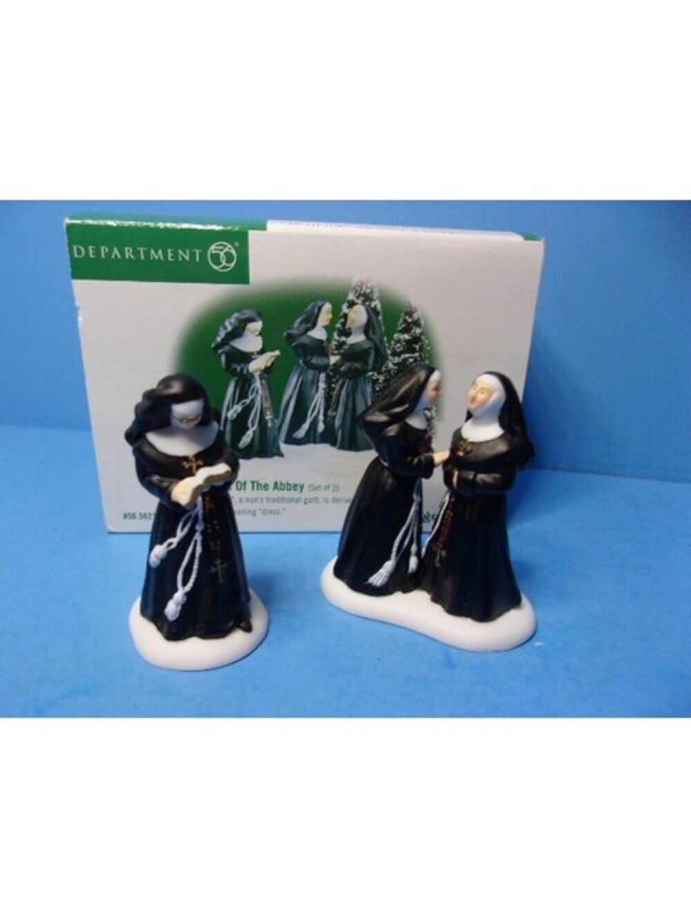Dept 56 Sisters of the Abbey #56213 Alpine Village Series Set of 2 Retired IOB
